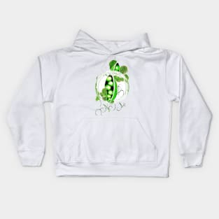 PEAS IN A BUBBLE Kids Hoodie